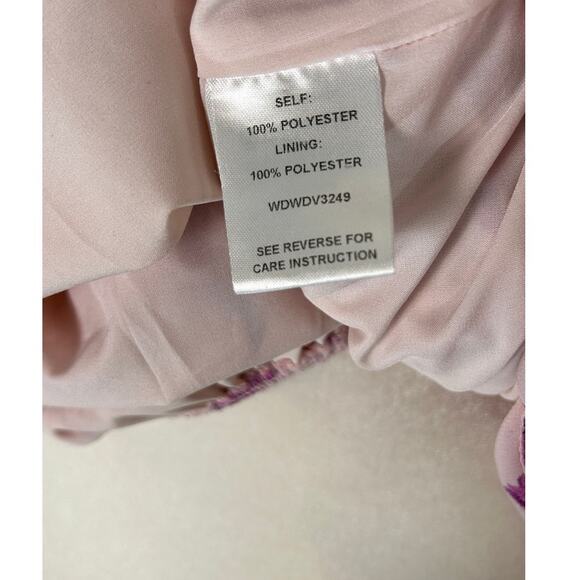 Lost + Wonder Women's Size S Pink Floral Ruffle Off the Shoulder Dress #0236 - Picture 6 of 10